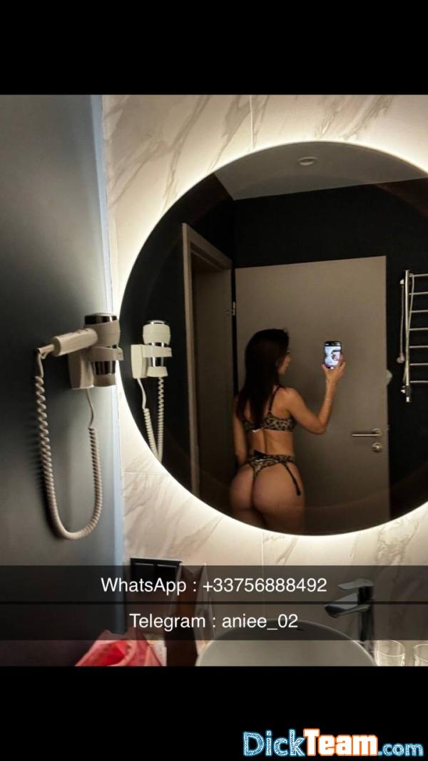 aniee_022 - Femme - Bi - 24 ans : Salut!! mes amours je m’appelle Anie je suis une Femme épicurienne de l’amour. Je suis une gourmande et curieuse j’ai  24ans je suis des cheveux châtain foncé . Très jolie douce agréable toujours de bonne humeur souriante et élégante cultivée ouverte. Je vous propose de passer en ma compagnie des moments de massage mémorables et inoubliables. J'aime ces moments de séduction qui nous  emmènent vers un vrai plaisir partagé. Mon WhatsApp + trois trois sept 56888492