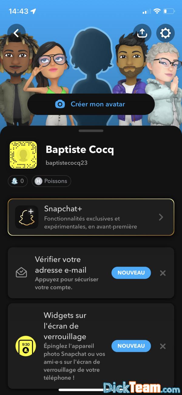 Profil de bapt- - Homme - Hétéro - 19 ans : Cherche filles pour s’échanger des photos 